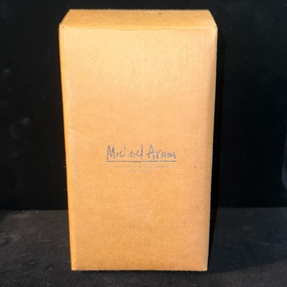 Michael Aram Green Grass Beaded Votive NIB - Picture 4 of 11